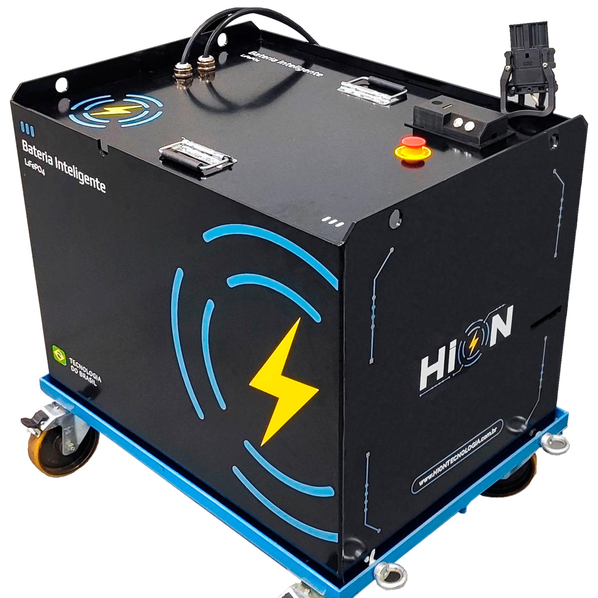 Bateria 48V Empilhadeiras Elétricas Telemetria Inteligente Wi-FI GPS 5G HION